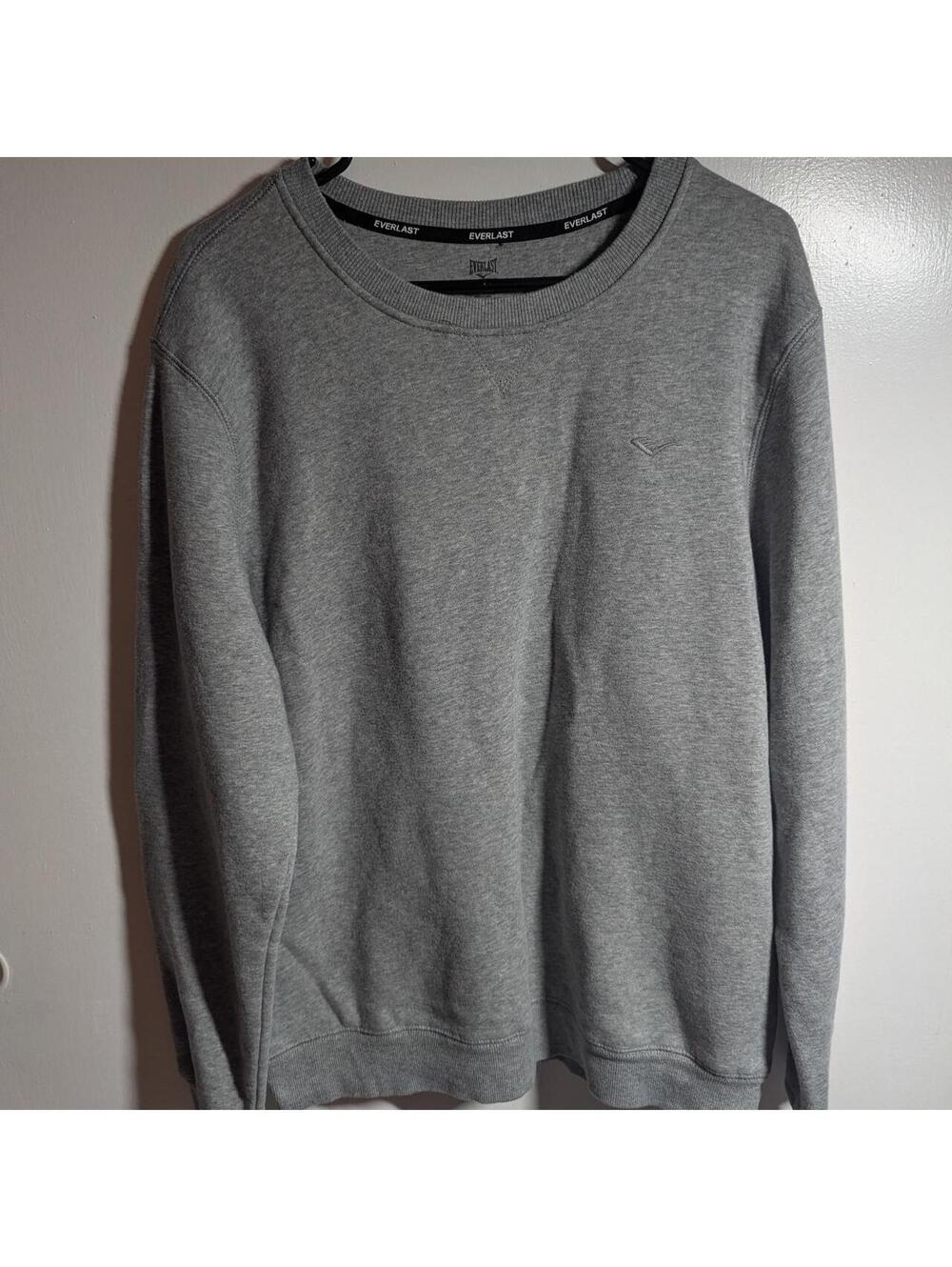 Everlast Minimalist Gray Crewneck Sweatshirt